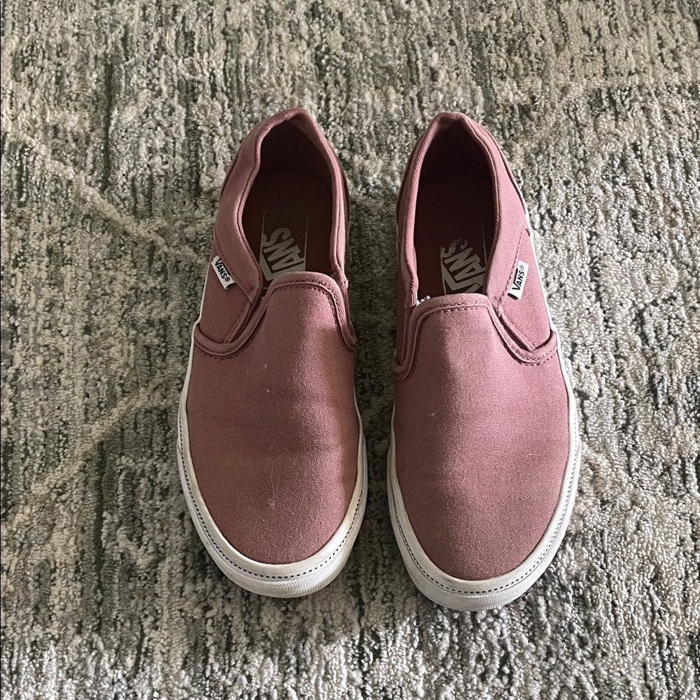 Vans Dusty Pink Slip-On Shoes